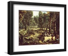 Hunting-Alessandro Magnasco-Framed Giclee Print