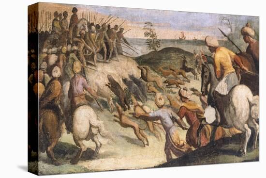 Hunting-Giovanni Francesco Barbieri-Stretched Canvas