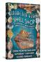 Huntington Beach, California - Shell Shop-Lantern Press-Stretched Canvas