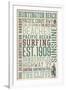 Huntington Beach, California - Typography-Lantern Press-Framed Art Print