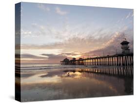 Huntington Beach Pier, California, United States of America, North America-Sergio Pitamitz-Stretched Canvas