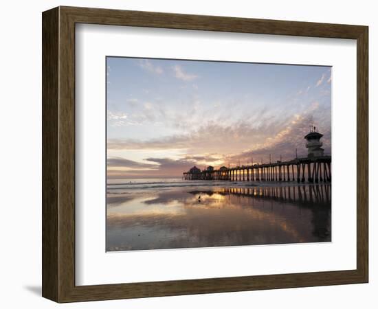 Huntington Beach Pier, California, United States of America, North America-Sergio Pitamitz-Framed Photographic Print