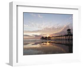 Huntington Beach Pier, California, United States of America, North America-Sergio Pitamitz-Framed Photographic Print