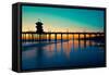 Huntington Beach-kesterhu-Framed Stretched Canvas