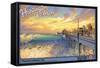 Huntington Beach-Kerne Erickson-Framed Stretched Canvas