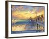 Huntington Beach-Kerne Erickson-Framed Art Print