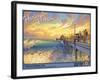 Huntington Beach-Kerne Erickson-Framed Art Print