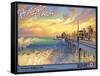 Huntington Beach-Kerne Erickson-Framed Stretched Canvas