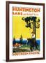 Huntington Lake Promotinal Poster - Huntington Lake, CA-Lantern Press-Framed Art Print