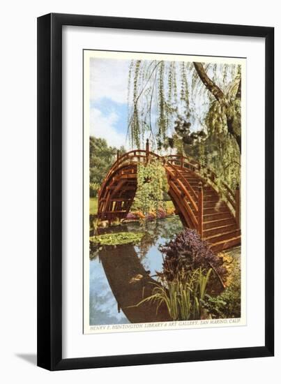 Huntington Library Grounds, San Marino, California-null-Framed Art Print