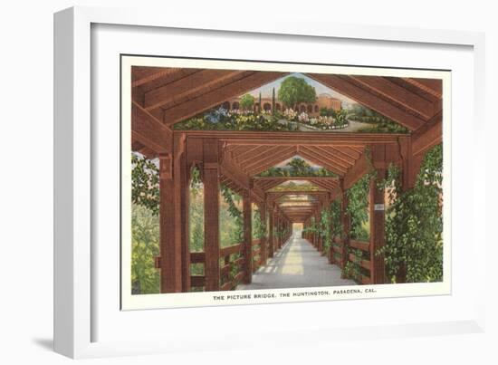 Huntington Library Grounds, San Marino, California-null-Framed Art Print