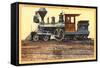 Huntington Locomotive, Sacramento-null-Framed Stretched Canvas