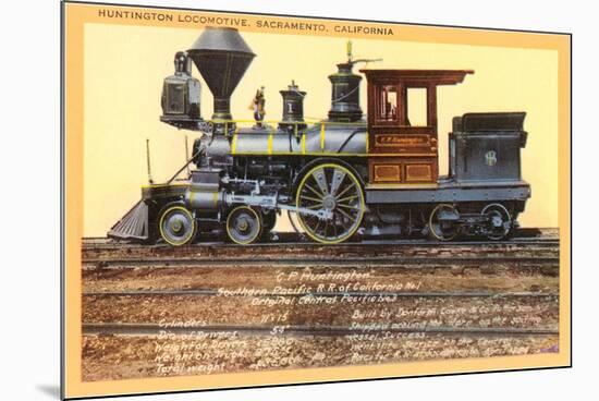 Huntington Locomotive, Sacramento-null-Mounted Premium Giclee Print