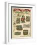 Huntley and Palmer's New Christmas Biscuit Tins-null-Framed Art Print