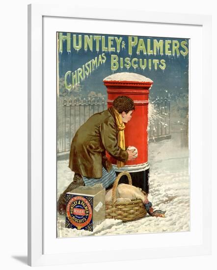 Huntley and Palmers, Biscuits Post Boxes, Snowballs, UK, 1890-null-Framed Giclee Print
