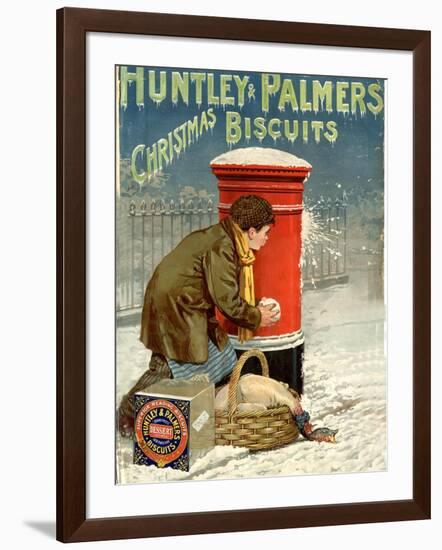 Huntley and Palmers, Biscuits Post Boxes, Snowballs, UK, 1890-null-Framed Giclee Print