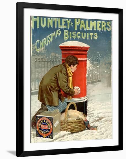 Huntley and Palmers, Biscuits Post Boxes, Snowballs, UK, 1890-null-Framed Giclee Print