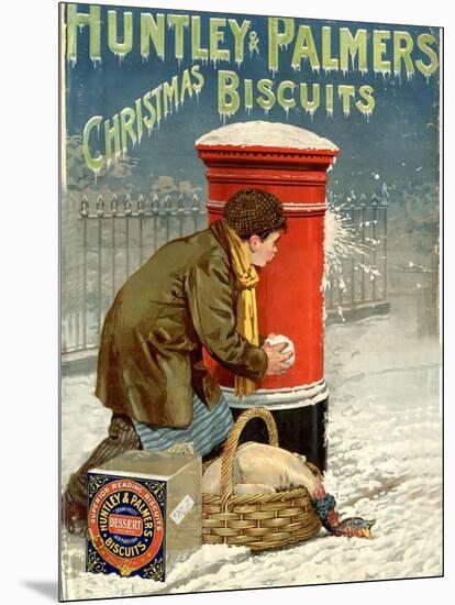 Huntley and Palmers, Biscuits Post Boxes, Snowballs, UK, 1890-null-Mounted Giclee Print