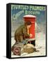 Huntley and Palmers, Biscuits Post Boxes, Snowballs, UK, 1890-null-Framed Stretched Canvas