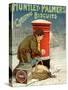 Huntley and Palmers, Biscuits Post Boxes, Snowballs, UK, 1890-null-Stretched Canvas