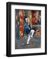 Huntley Wright in San Toy, C1902-Ellis & Walery-Framed Giclee Print