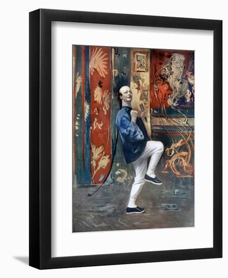 Huntley Wright in San Toy, C1902-Ellis & Walery-Framed Giclee Print