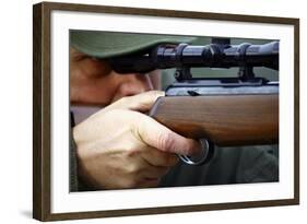 Huntsman Aiming-Bjorn Svensson-Framed Premium Photographic Print