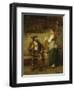 Huntsman and Maid Having a Chat in the Kitchen. after 1850-Franz Von Defregger-Framed Giclee Print