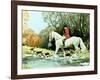 Huntsman Crossing Stream-Frank Wootton-Framed Limited Edition