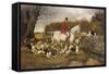 Huntsmen and Hounds-null-Framed Stretched Canvas