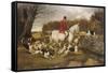 Huntsmen and Hounds-null-Framed Stretched Canvas