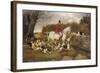 Huntsmen and Hounds-null-Framed Art Print