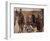 Huntsmen with Borzois, 1913-Sergei Arsenyevich Vinogradov-Framed Giclee Print