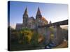 Hunyadi Castle or Corvin's Castle, Hunedoara, Transylvania, Romania-Doug Pearson-Stretched Canvas