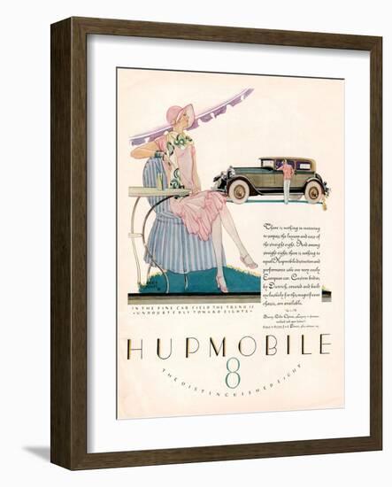 Hupmobile, Magazine Advertisement, USA, 1927-null-Framed Giclee Print