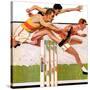 "Hurdlers,"May 4, 1935-Maurice Bower-Stretched Canvas