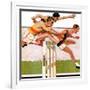 "Hurdlers,"May 4, 1935-Maurice Bower-Framed Giclee Print