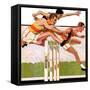 "Hurdlers,"May 4, 1935-Maurice Bower-Framed Stretched Canvas