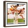 "Hurdlers,"May 4, 1935-Maurice Bower-Framed Premium Giclee Print