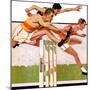 "Hurdlers,"May 4, 1935-Maurice Bower-Mounted Premium Giclee Print