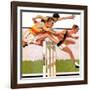 "Hurdlers,"May 4, 1935-Maurice Bower-Framed Giclee Print