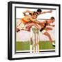 "Hurdlers,"May 4, 1935-Maurice Bower-Framed Giclee Print