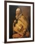 Hurdy Gurdy Player-Georges de La Tour-Framed Giclee Print