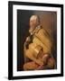 Hurdy Gurdy Player-Georges de La Tour-Framed Giclee Print