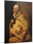 Hurdy Gurdy Player-Georges de La Tour-Mounted Giclee Print
