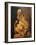 Hurdy Gurdy Player-Georges de La Tour-Framed Giclee Print