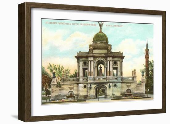 Hurlbut Memorial Gate, Detroit, Michigan-null-Framed Art Print