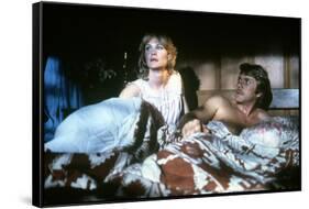 Hurlements, THE HOWLING, by JoeDante with Dee Wallace and Christopher Stone, 1981 (photo)-null-Framed Stretched Canvas