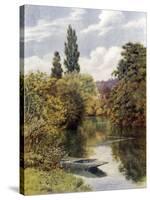 Hurley Backwater-Alfred Robert Quinton-Stretched Canvas