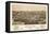 Hurley, Wisconsin - Panoramic Map-Lantern Press-Framed Stretched Canvas